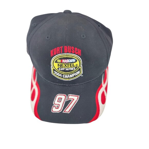 New Kurt Bush 97 Nascar Nextel Cup Series 2004 Champion Chase Sharpie Hat - Picture 1 of 9